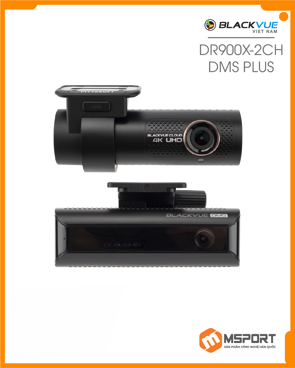 Camera Hành Trình Ô Tô Cao Cấp Blackvue DR900X-2CH DMS Plus