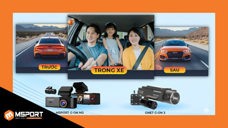 Ưu - Nhược điểm của camera hành trình 3 mắt
