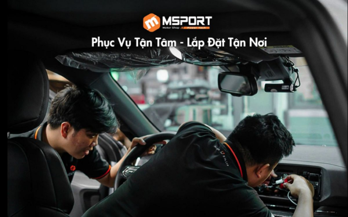 MSport địa chỉ mua và lắp đặt camera hành trình ô tô chính hãng, uy tín