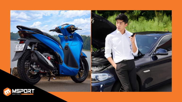 Nam mệnh Mộc hợp xe ô tô, xe máy màu Đen, Xanh nước biển
