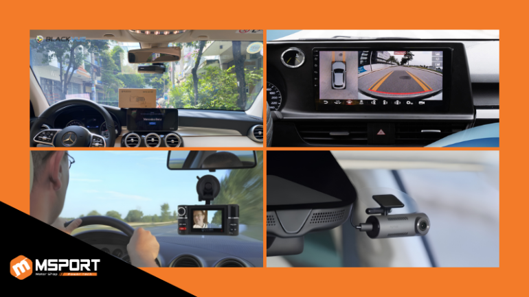 Phân loại camera hành trình theo vị trí lắp đặt và góc quay