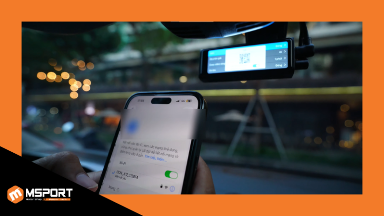 Cách kết nối camera hành trình với điện thoại