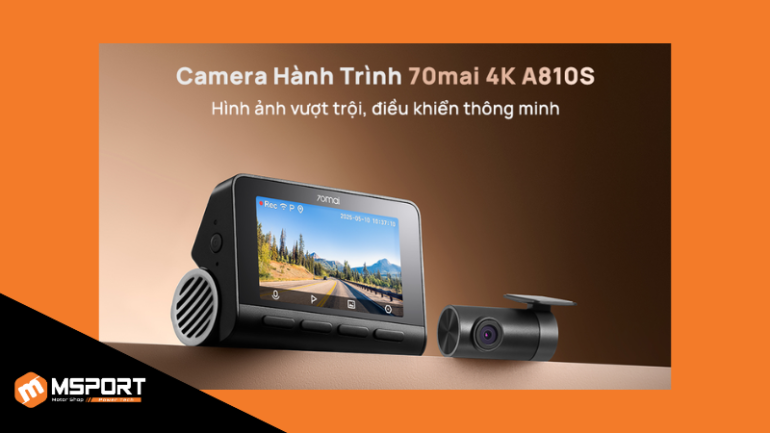 Camera hành trình Xiaomi 70mai A810 4K