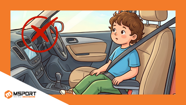 Những nguy cơ khi cho trẻ em ngồi ghế trước ô tô