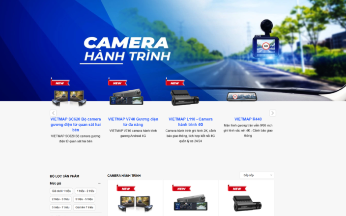 Thương hiệu camera hành trình VIETMAP 