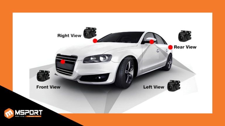 Camera 360 giúp xóa bớt điểm mù quanh xe