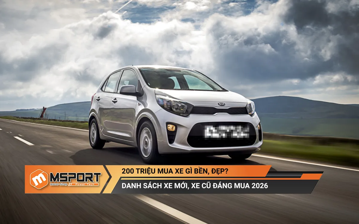 200 triệu mua xe gì