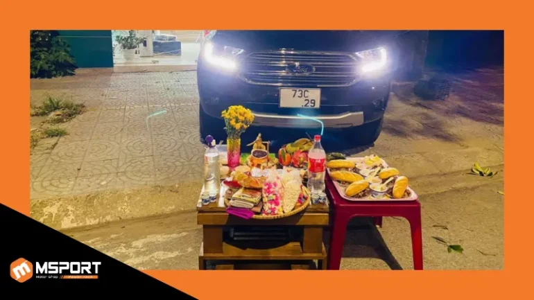 Cúng xe đầu năm và cúng xe cuối năm