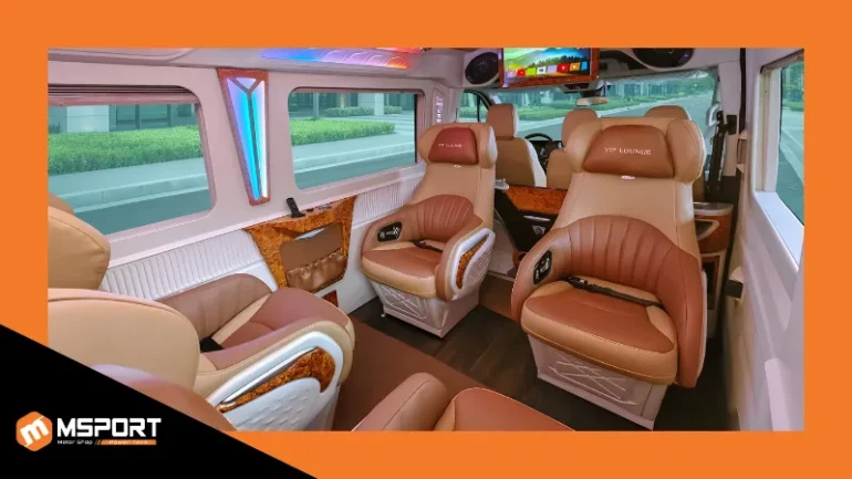 Ghế xoay 180 độ trên limousine
