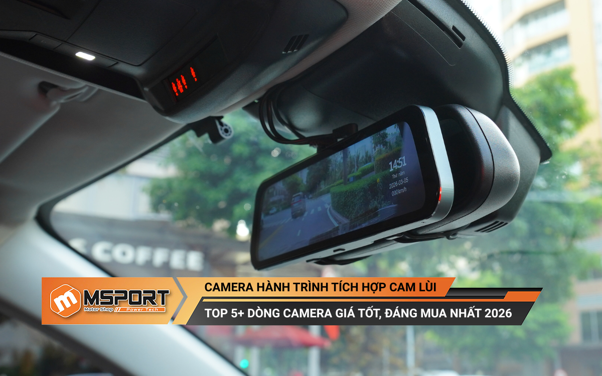 camera hành trình tích hợp cam lùi