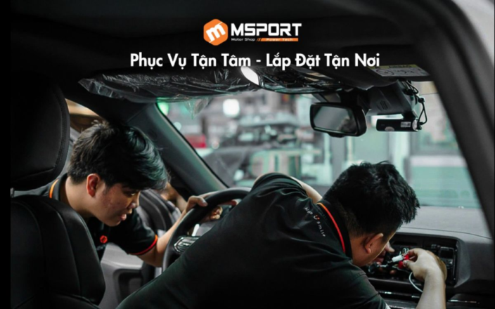 MSport địa chỉ mua và lắp đặt camera hành trình ô tô chính hãng, uy tín