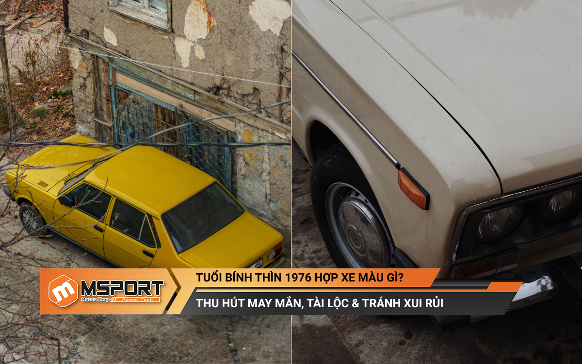 Tuổi Bính Thìn 1976 hợp xe màu gì hút may mắn, tránh xui rủi?